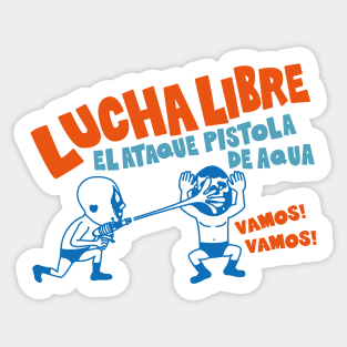 El ataque Pistola de agua Sticker